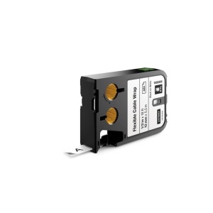 DYMO XTL taśma nylonowa elastyczna 12 mm 1868806 Czarny na białym 5,5m