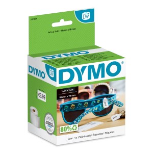 Etykiety Dymo Jubilerskie Optyczne polipropylenowe 1500 sztuk 11351