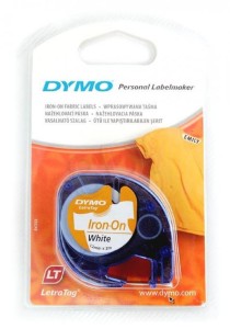 Taśma Dymo LetraTag 12mm/2m - wprasowywana, biała S0718850