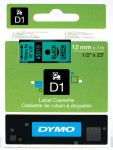 Taśma DYMO D1 12mm x 7m Zielona / Czarny nadruk S0720590 45019