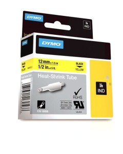 RHINO rurka termokurczliwa żółta 12mm S0718310 18056