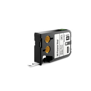DYMO XTL taśma vinylowa trwała 12mm Czarna na białym 7m 1868751