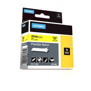 Taśma Dymo RHINO nylonowa elastyczna Żółta 24 mm 1734525