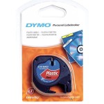 Taśma Dymo LetraTag 12mm/4m - plastikowa, czerwona S0721630 59424